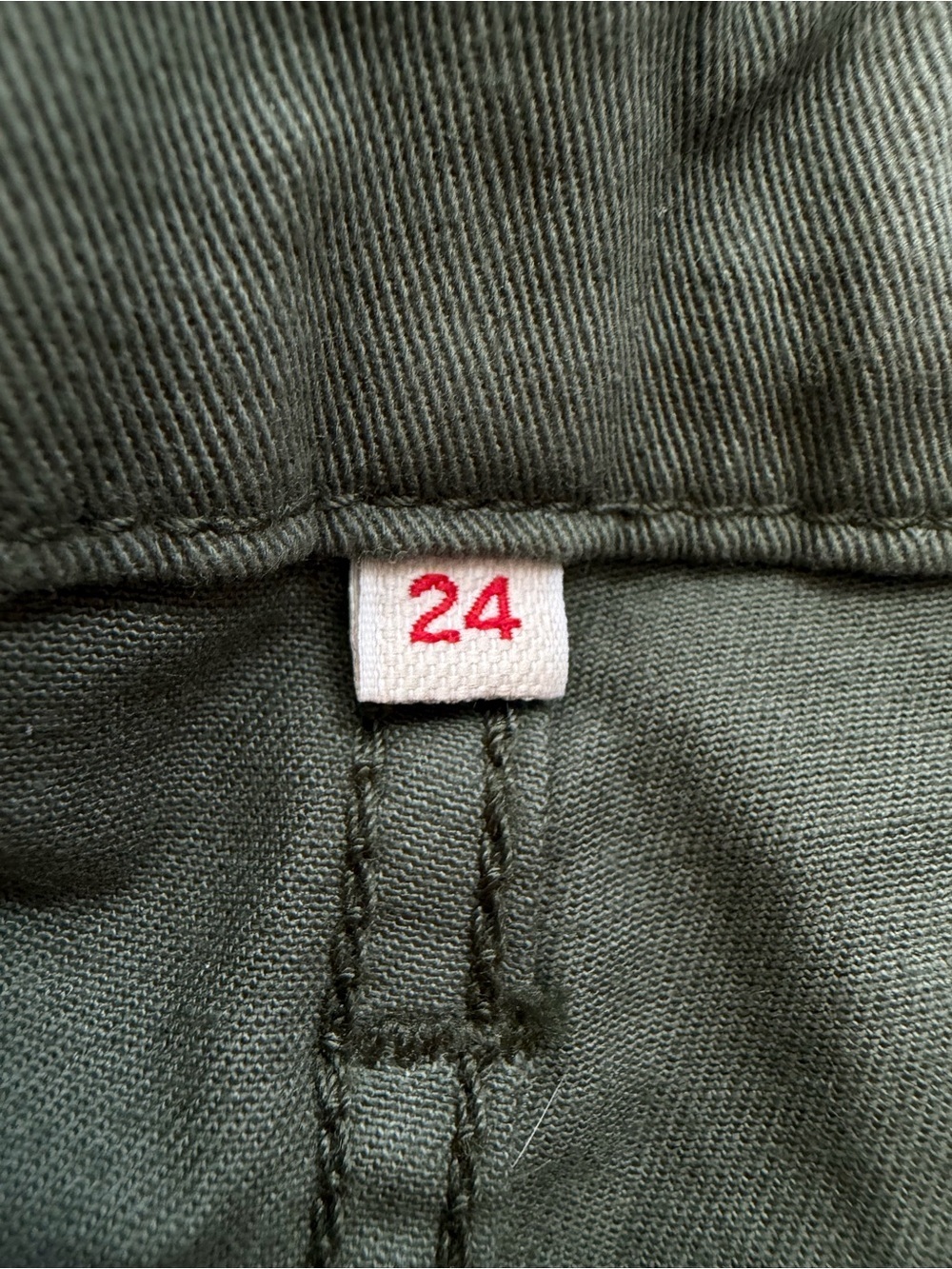 Levi’s Utility Carpenter Pants Olive Green Straight Leg Cotton Workwear Khaki - Picture 8 of 12